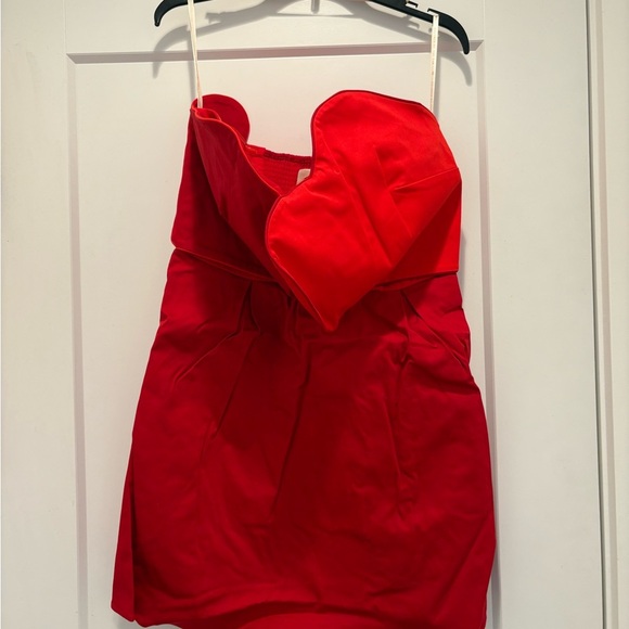 FARM RIO X‎ ANTHROPOLOGIE STRAPLESS HEART MINI DRESS - Picture 2 of 5